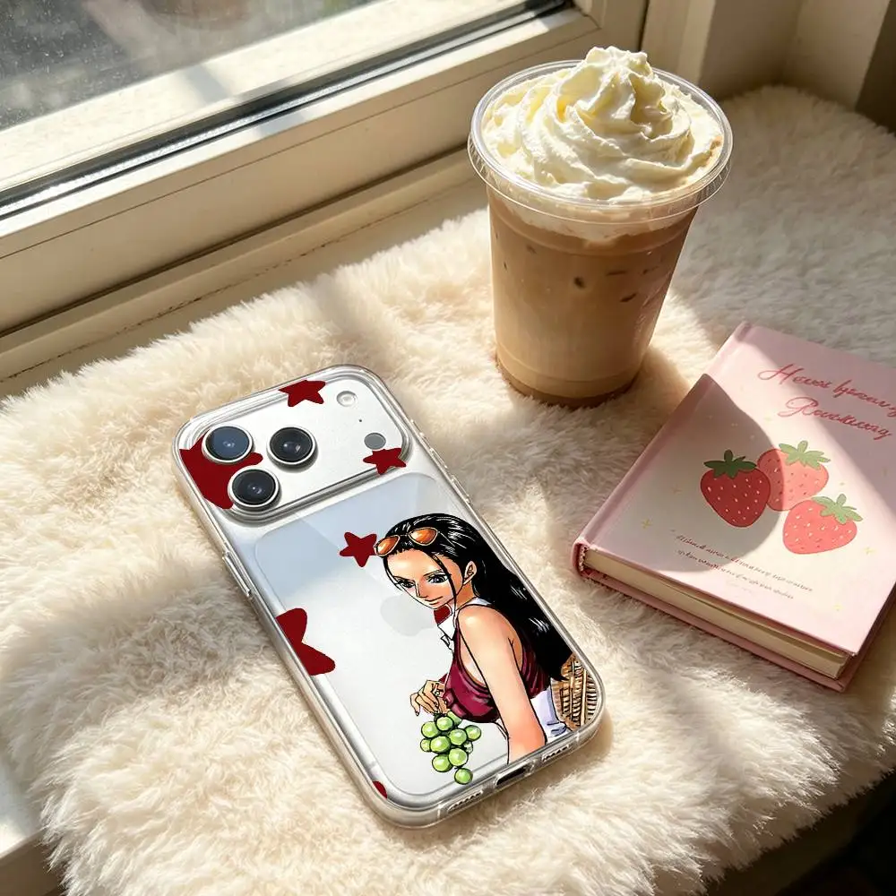 Cute N-Nico Robin-S Phone Case For IPhone 17/16/15/11/13/14 Pro Max Plus/X/Xr/Xs Max/12mini Air Transparent Clear