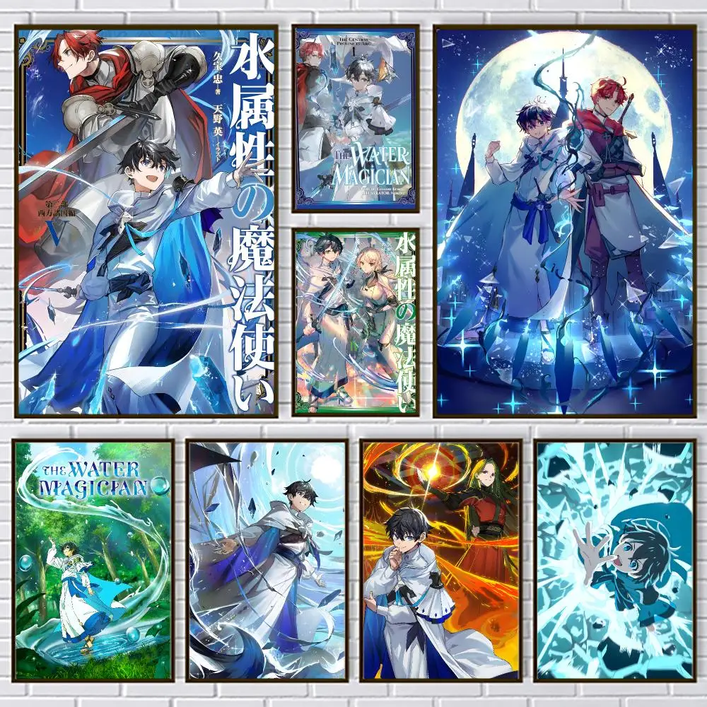 Anime T-The Water Magician Poster PP Paper Decorative Wall Art for Living RoomsBedrooms Bars Cafes Stylish Home Decor Gift