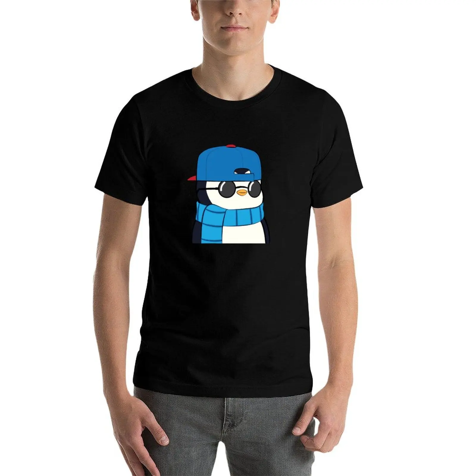 cartoon Pudgy Penguin #3442 nft Funny animals T-Shirt heavyweights summer clothes cheap stuff t shirt for men
