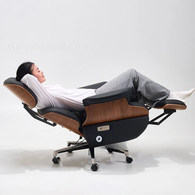 Electric Smart Recliner Modern Office Boss Business Single Home Leather Computer Swivel Chair