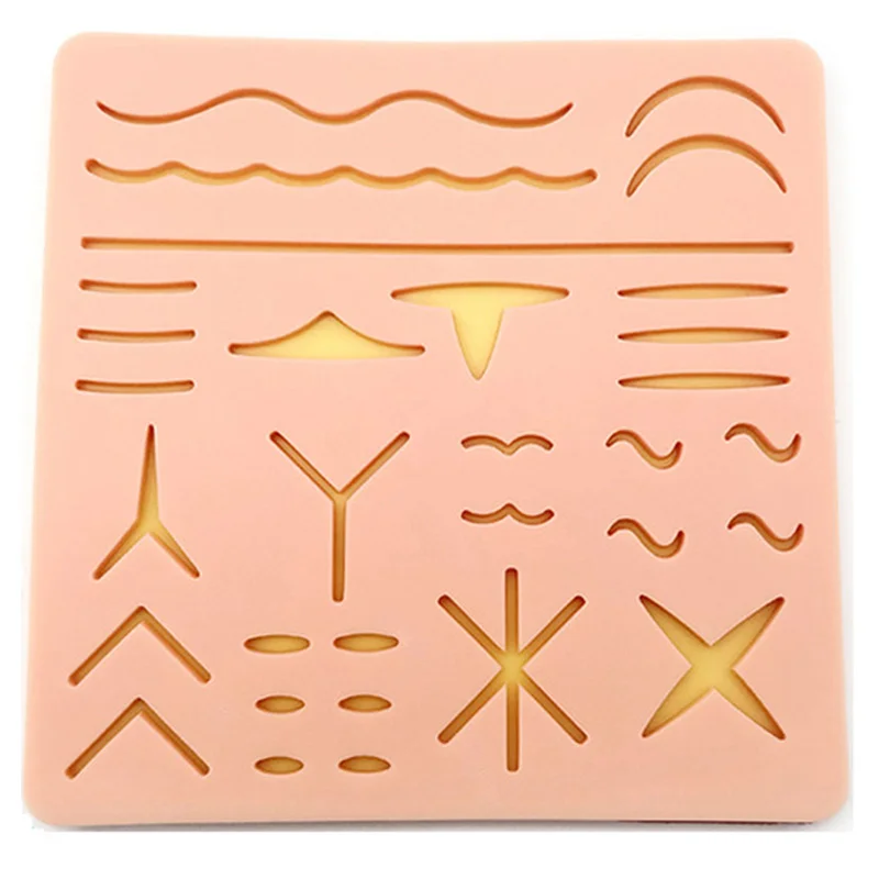 

Medical Skin Suture Practice Pad Multiple Wound Suture Module Doctor Student Teaching Tool for Surgeon Medical Practice