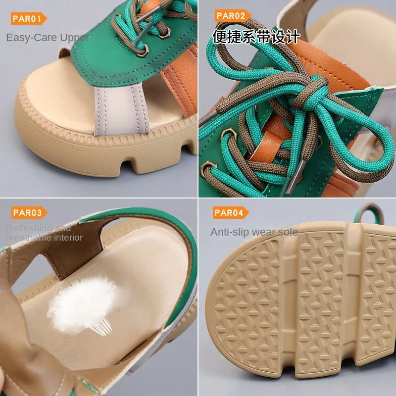 女性用プラットフォームサンダル 高級デザイナー ウェッジシューズ 女性用サマーファッション 厚底サンダル 女性用サンダル Sandalias Femininas