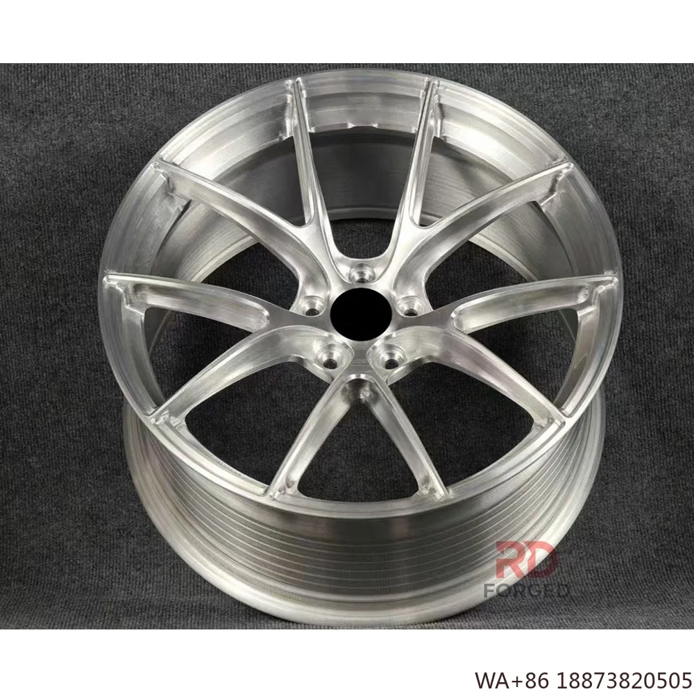 For Brushed Clear 17 18 19 20 21 22 23 24 Inch 5x120 5x114.3 5x112 Car Forged Wheel Rim for BMW F30 Alfa Romeo Tesla Subaru