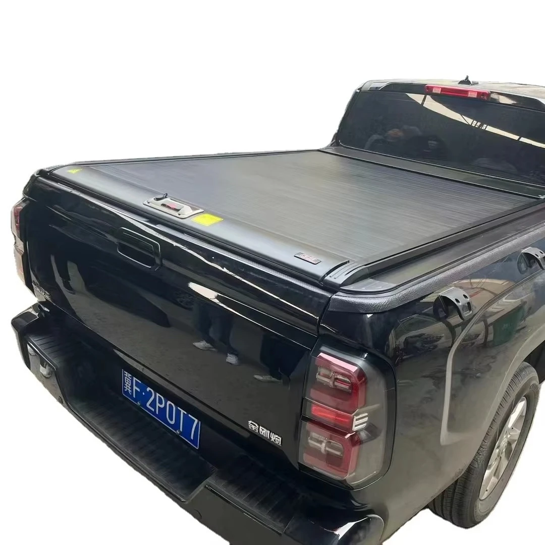 4x4 Pickup Accessories Wholesale High Quality Aluminum Retractable Pickup Truck Bed Covers Tonneau Cover for Greatwall Poer