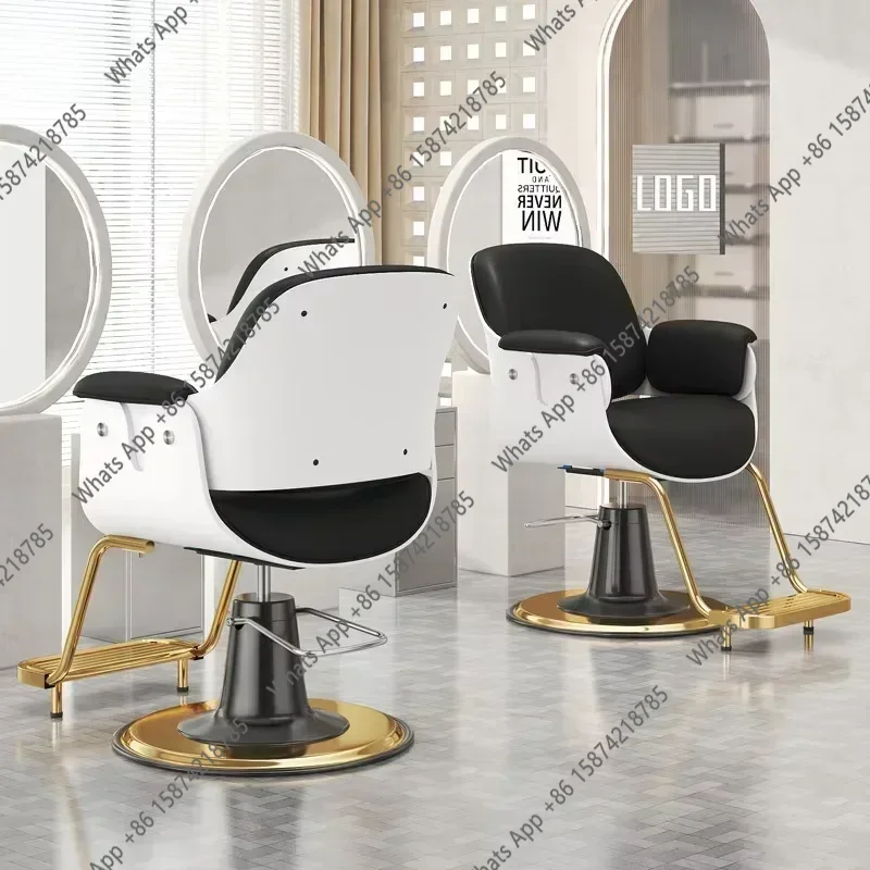 

Модное вращающееся парикмахерское кресло для барбершопа, кресло для салона красоты, косметологическое кресло, мебель для салона