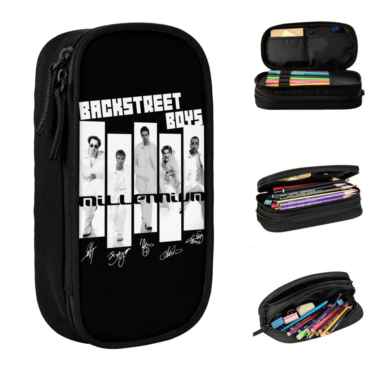 backstreet-boys-into-the-millennium-tour-2025-merch-pen-box-acessorios-escolares-de-grande-capacidade-caixa-de-lapis-presente-incrivel