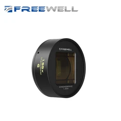 Freewell 1.55x Blue/Gold Anamorphic Lens Compatible with Sherpa iPhone Cases - Advance Your Mobile Cinematography Accessories