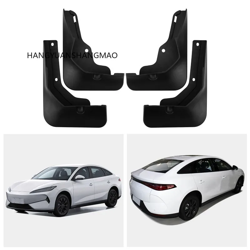 

Car Mud Flaps Splash Guards for Byd E7 2025 Exterior Accessories Set of 4 Black Tire for Fender Protectors Custom Fit