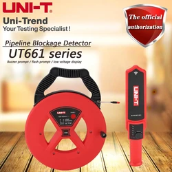 UNI-T UT661C/UT661D Pipeline Blockage Detector; Wall/Water Pipe Pipeline Blockage/Unclogging Tester Iron Pipe/PVC Pipe