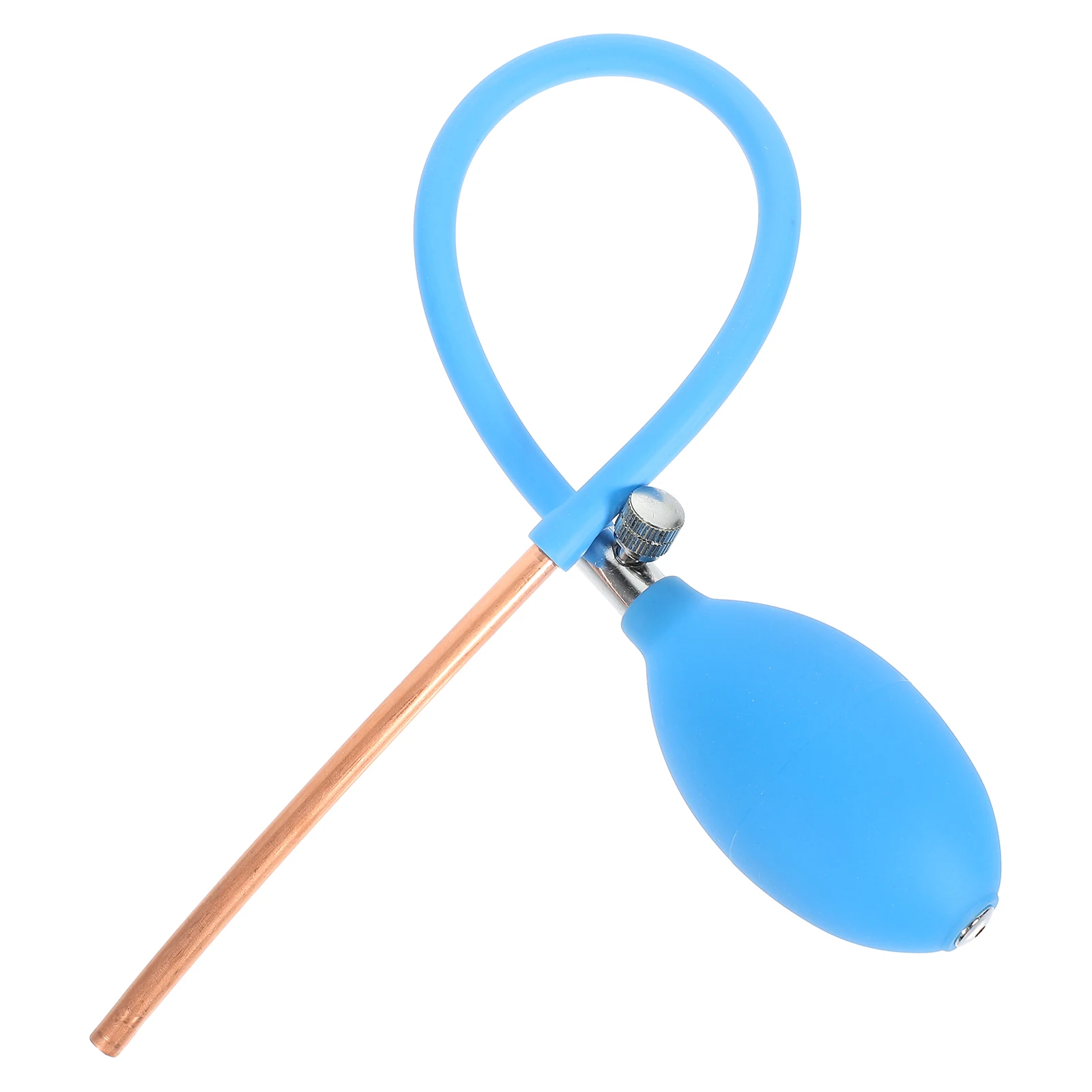 

Sugar Blowing Mold Blue Pump Tool Reusable Copper Manual Bakery Equipment for Fondant Craft 3D Cake DIY Makers