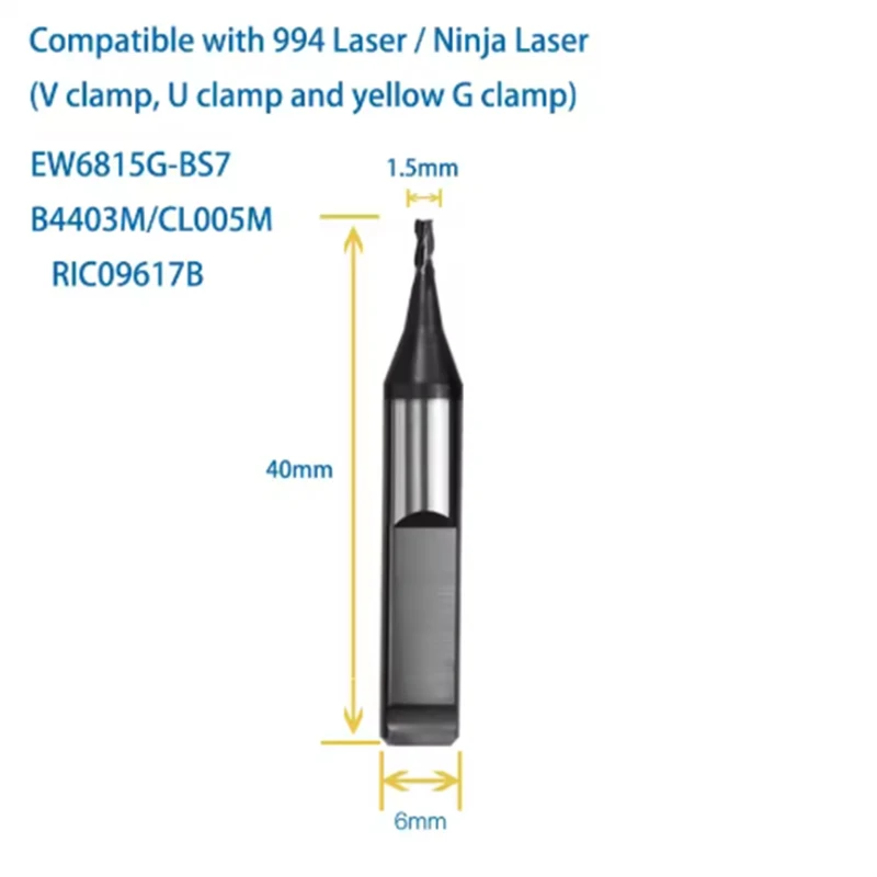 Keyline 994 NINJA LASER Milling Cutter WC011A DC011A CL005 CL004 TL003 B3310 B3404 Aftermarket Locksmith Tools