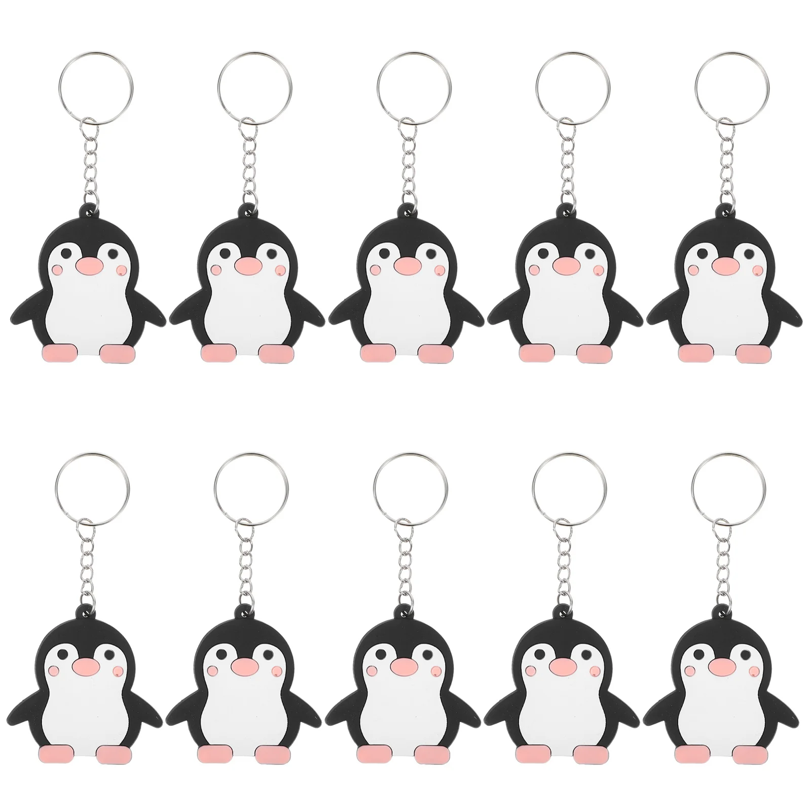 

24Pcs Unique Design Penguin Keyrings Animal-Themed Decorations Bag Charms for Backpacks Keys Wallets and Long-Lasting