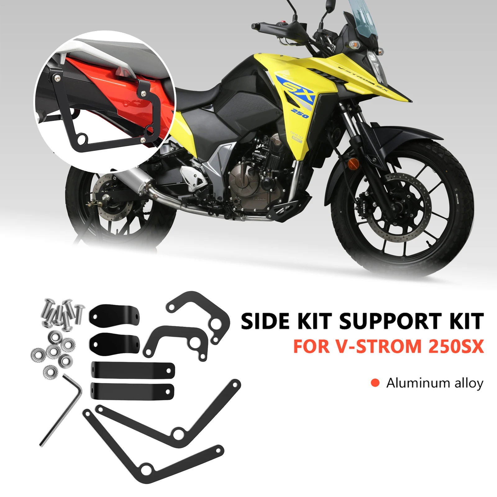 FOR V-STROM 250 SX 2022-2025 Saddle bag side case holder VSTROM 250SX storage bag luggage rack luggage rack side case holder