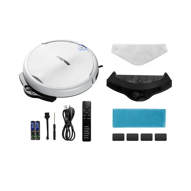 Полностью автоматический подметальный робот, пылесос с дистанционным управлением для умного дома 3-в-1, подходит для спальни, гостиной
