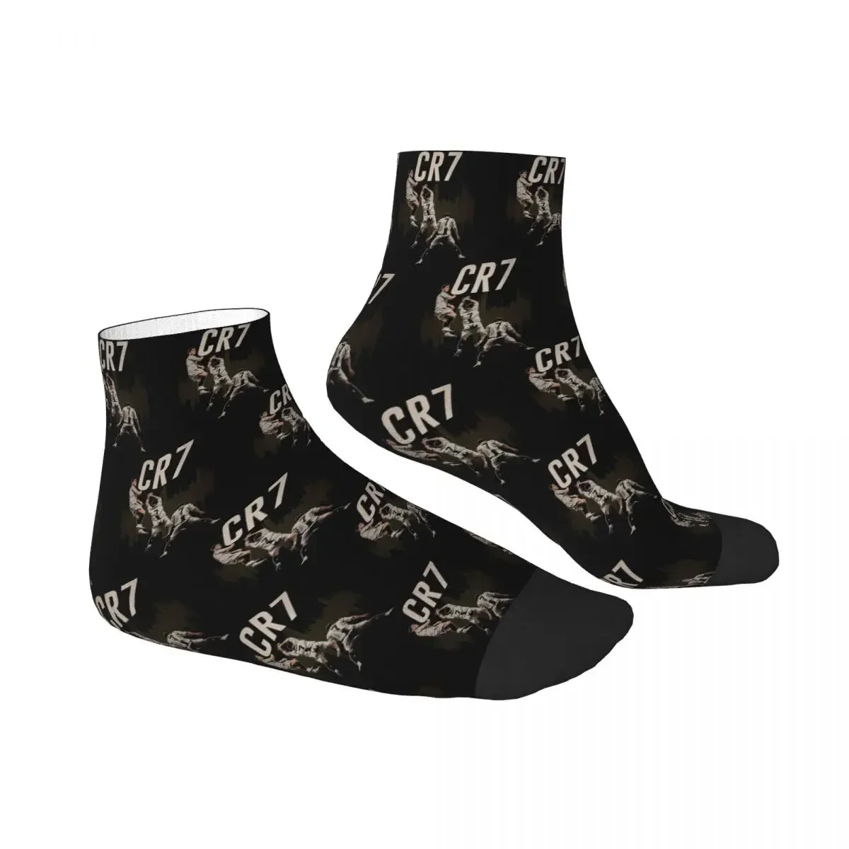 Cristiano Ronaldo Cr7 (5) Socks Harajuku Super Soft Stockings All Season Socks Accessories for Unisex Christmas Gifts