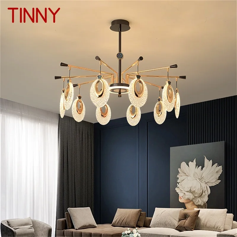 

TINNY Nordic LED Chandelier Lamps Fixtures Creative Pendant Light Home for Living Room Decoration