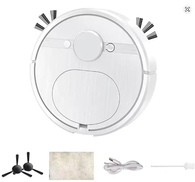 3-in-1 Multi-Purpose Robotic Vacuum Cleaner Intelligent Floor Sweeping And Wiping Machine with Strong Power for Home Automatic C