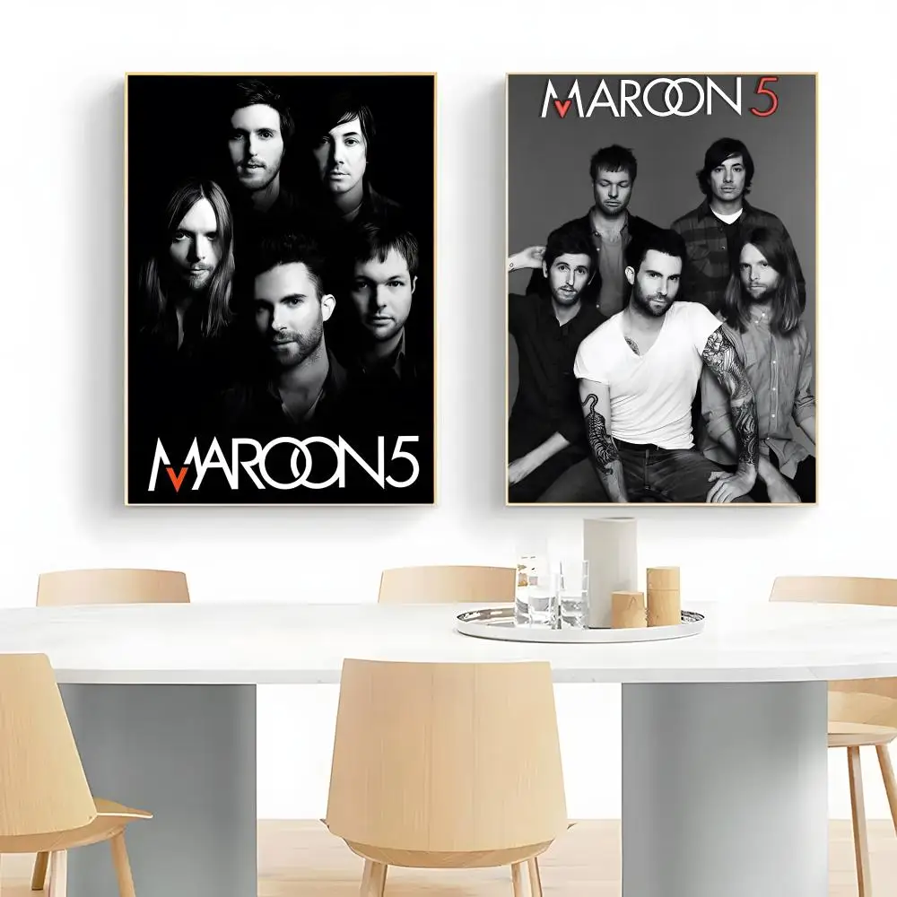 Pop-rock Band M-Maroon 5 Poster Wall Art Print Decorative Mural Home Decor Gift Unframed