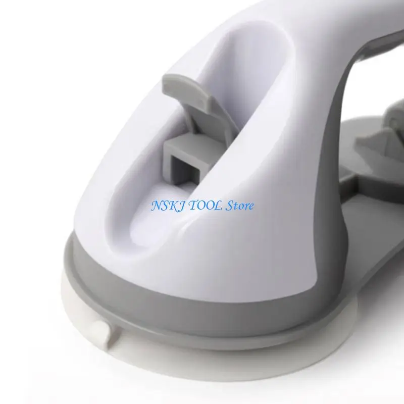 L8RC Suction Cup Bathroom Rails Wall Mounted Grab Bar Removable Shower Handrails Shower Safety Handrails Easy to Install