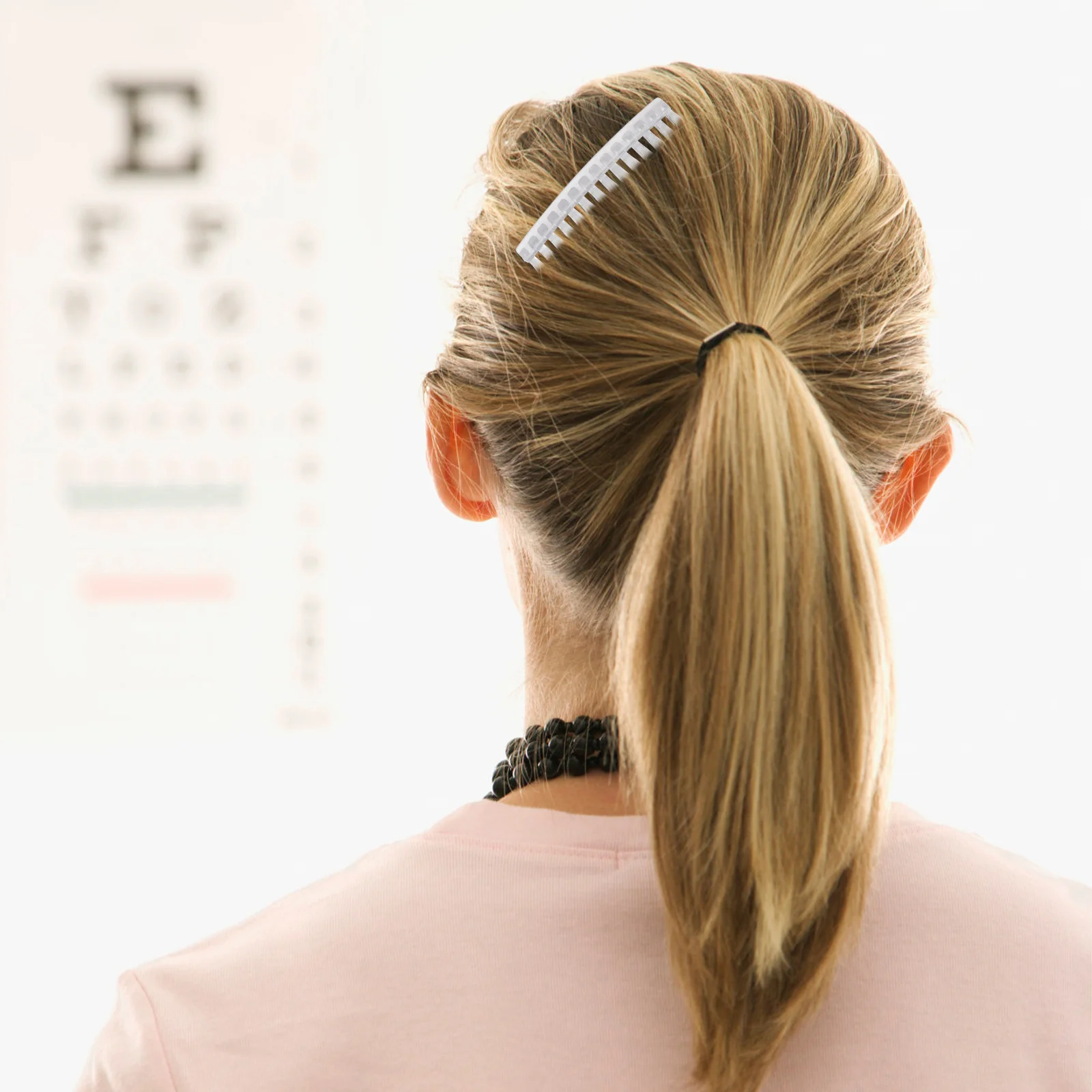 

10Pcs Transparent Plastic Hair Comb Clips Classic Style Side Insert Hair Accessories for Women Girls Elegant Look