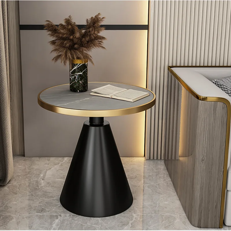 Luxury Modern Coffee Table Metal Round Small Nordic Minimalist Tea Side Table Space Savin Center Couchtisch Patio Furniture image 2
