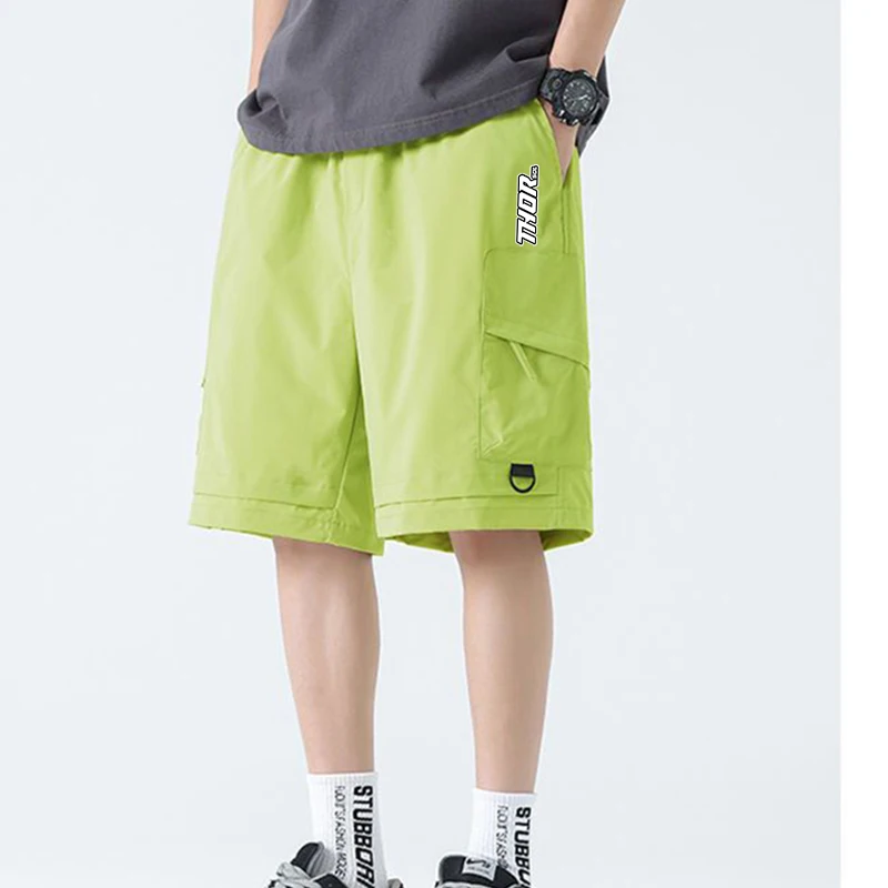 

Fluorescent Green Cycling Short Men Women Downhill Mtb Bike Short Pants Unisex Off Road Bicycle Clothing Pantalon Vtt THORSOL