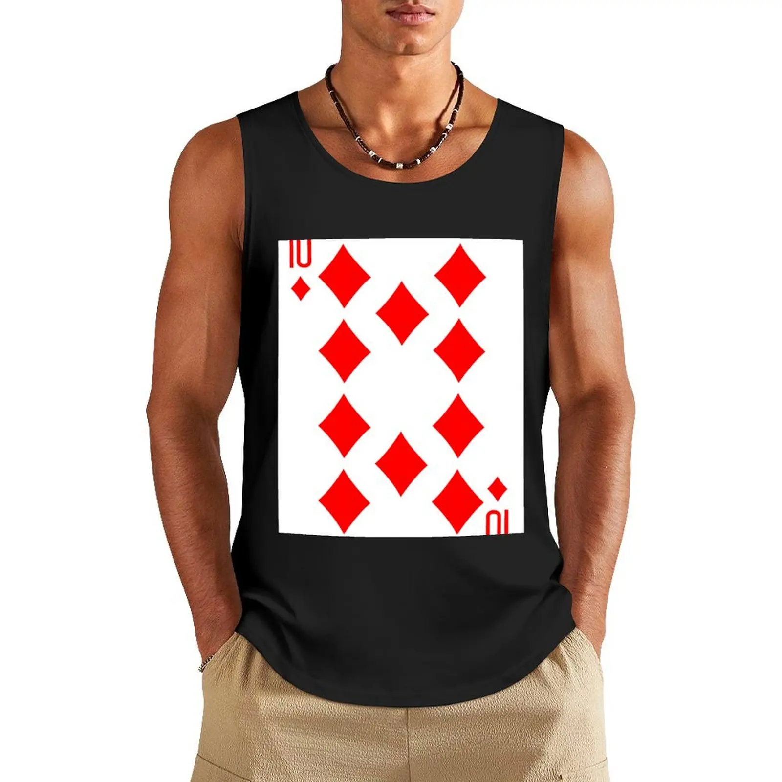 

DIAMONDS - TEN Tank Top men gym Japanese t-shirt gym wear men clothes for men
