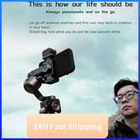T30C New Hohem Isteady M6 Kit Handheld Gimbal Stabilizer Selfie Tripod For Smartphone With AI Magnetic Fill Light Full Color Vid