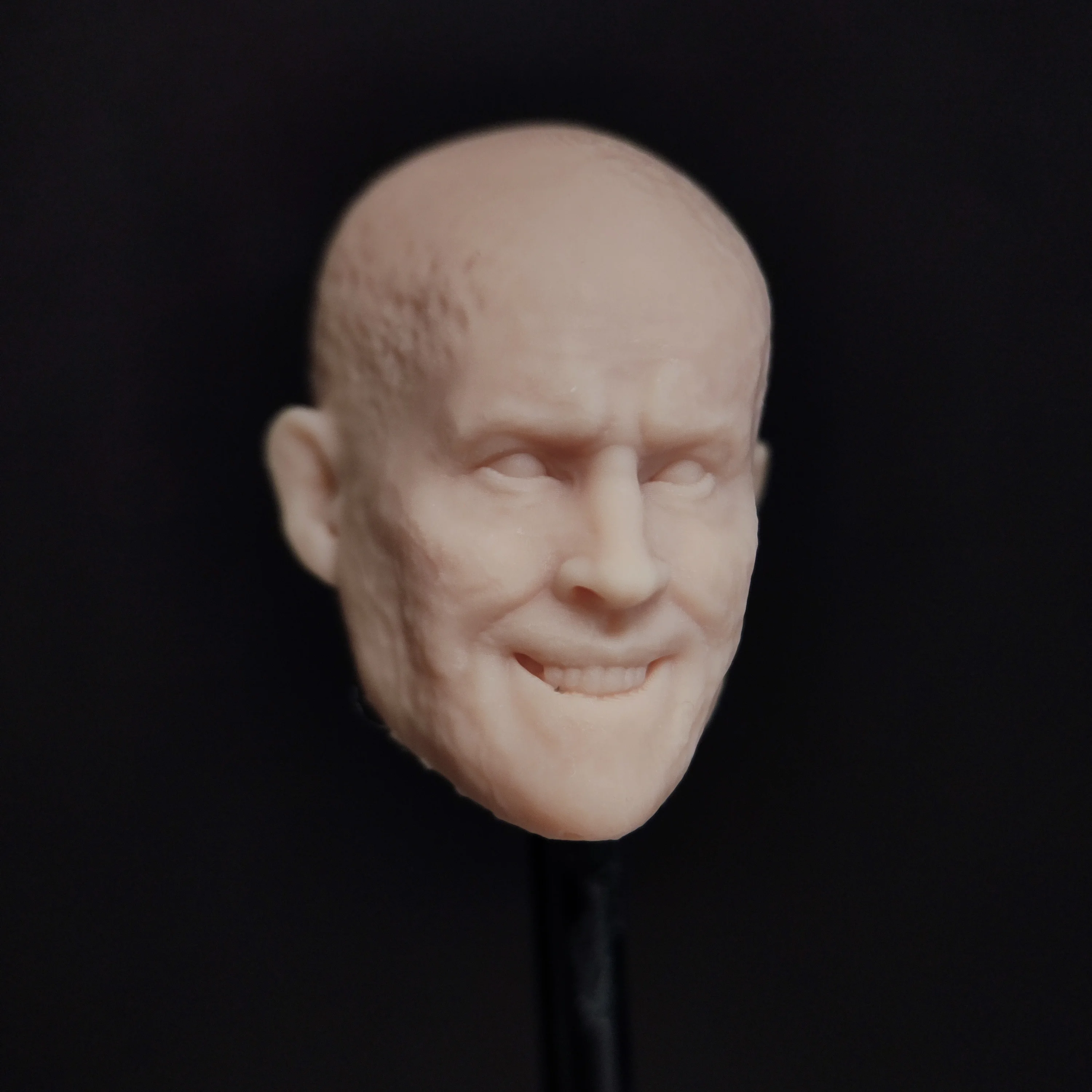 HL1990 DIY Customized 1/18 1/12 1/10 Scale Unpainted Head Sculpt for 3.75