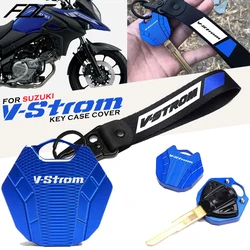For Suzuki V-Strom 650 1000 1050 1050XT 800DE Vstrom DL1050 DL 650 800 DE Motorcycle CNC Aluminum Key Cover Case Shell Keychain