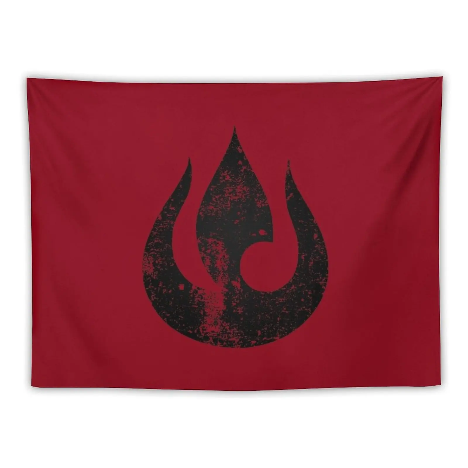 

Fire Nation Logo · Distressed Tapestry Decor Home Anime Decor Cute Room Decor Tapestry