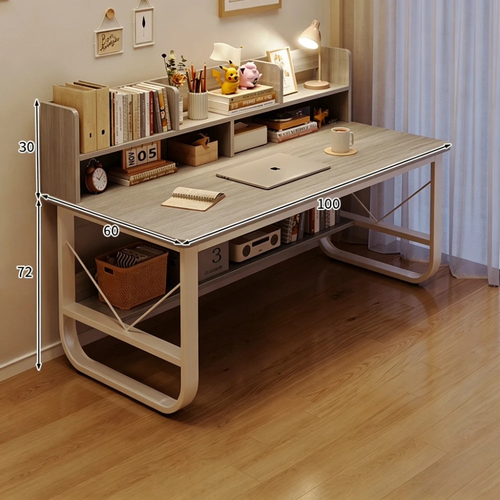 Minimalism Writing Desk Office Computer Desks Table with Storage Simple Desktop Computer Desk Laptop Desk Sturdy Table image 5