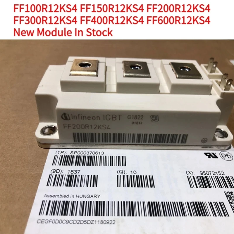 

New original FF300R12KS4 FF400R12KS4 FF600R12KS4 IGBT high-frequency power module 100A 1200V genuine direct sales