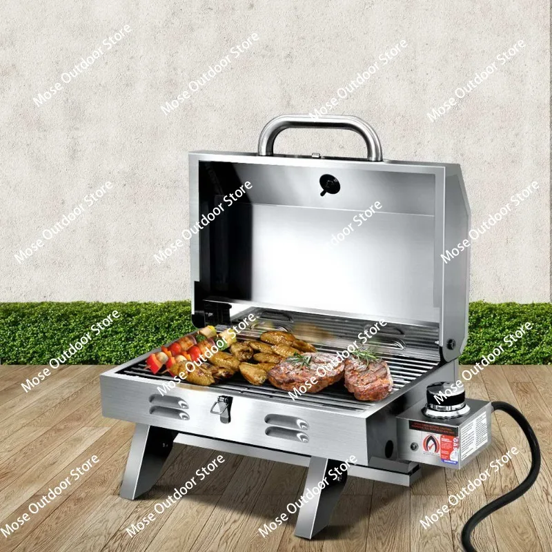 

Stainless Steel Bbq Grill Sea Barbecue Outdoor Steel Fire Pit Bbq Boat