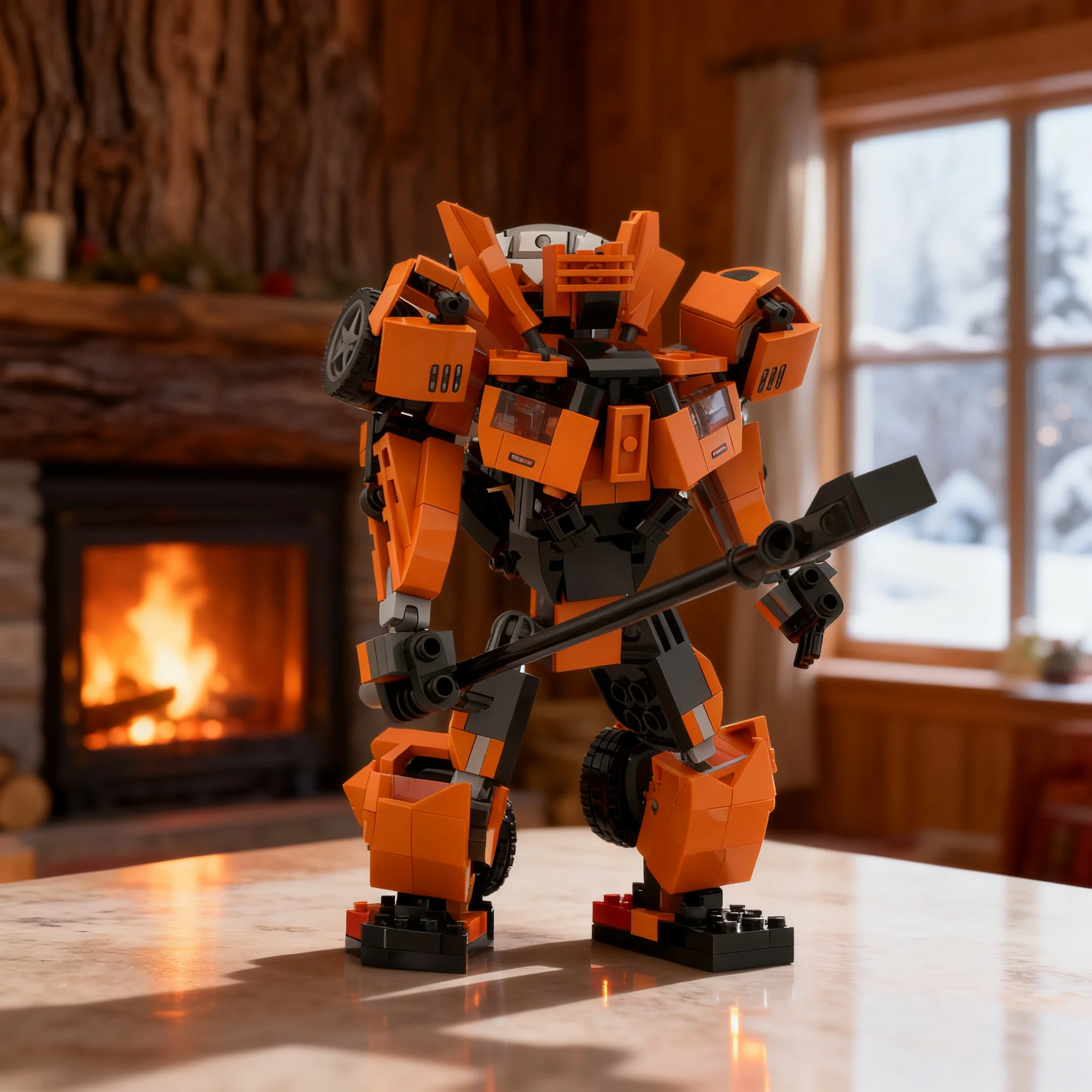 Art Craft Robot - 325 قطعة من مكعبات البناء نموذج
