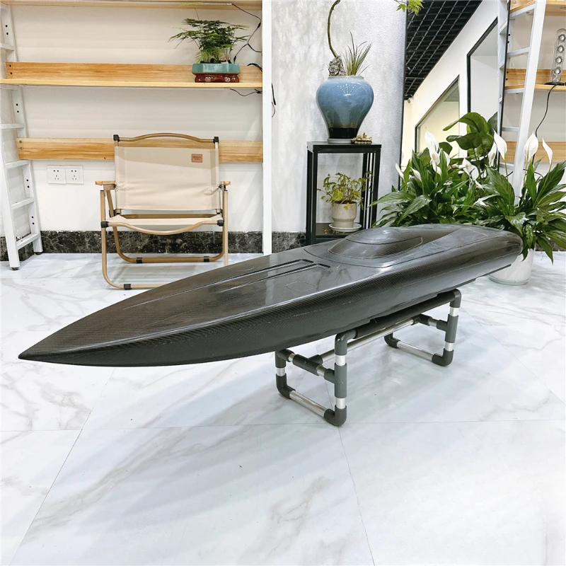 RC Twin-engine O-boat Carbon Fiber Hull Remote Control Speedboat Hull Racing Boat Accessories 1.4m Hull