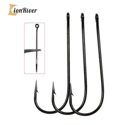 Lionriver Ocean Fishing Aberdeen Long Shank Fishhook Lure Bait Streamer Fly Tying Freshwater Saltwater Fishing Tackle For Trout