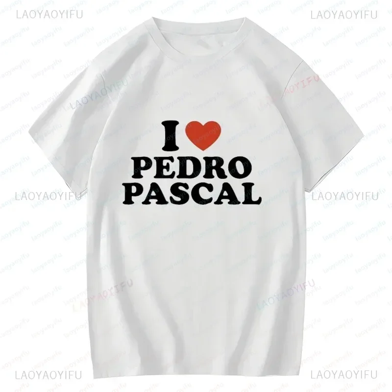 Pedro Pascal Poster Graphic T-shirts, Unisex Fashion Shirts, Everyday Casual Streetwear, Spring/summer Oversized T-shirts