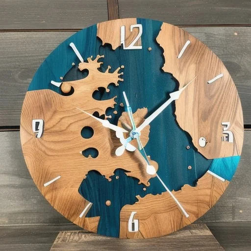 60 Map shape new 3d large wood wall art clock customized home decor dropshiping products 2024 decoration watch for home luxury