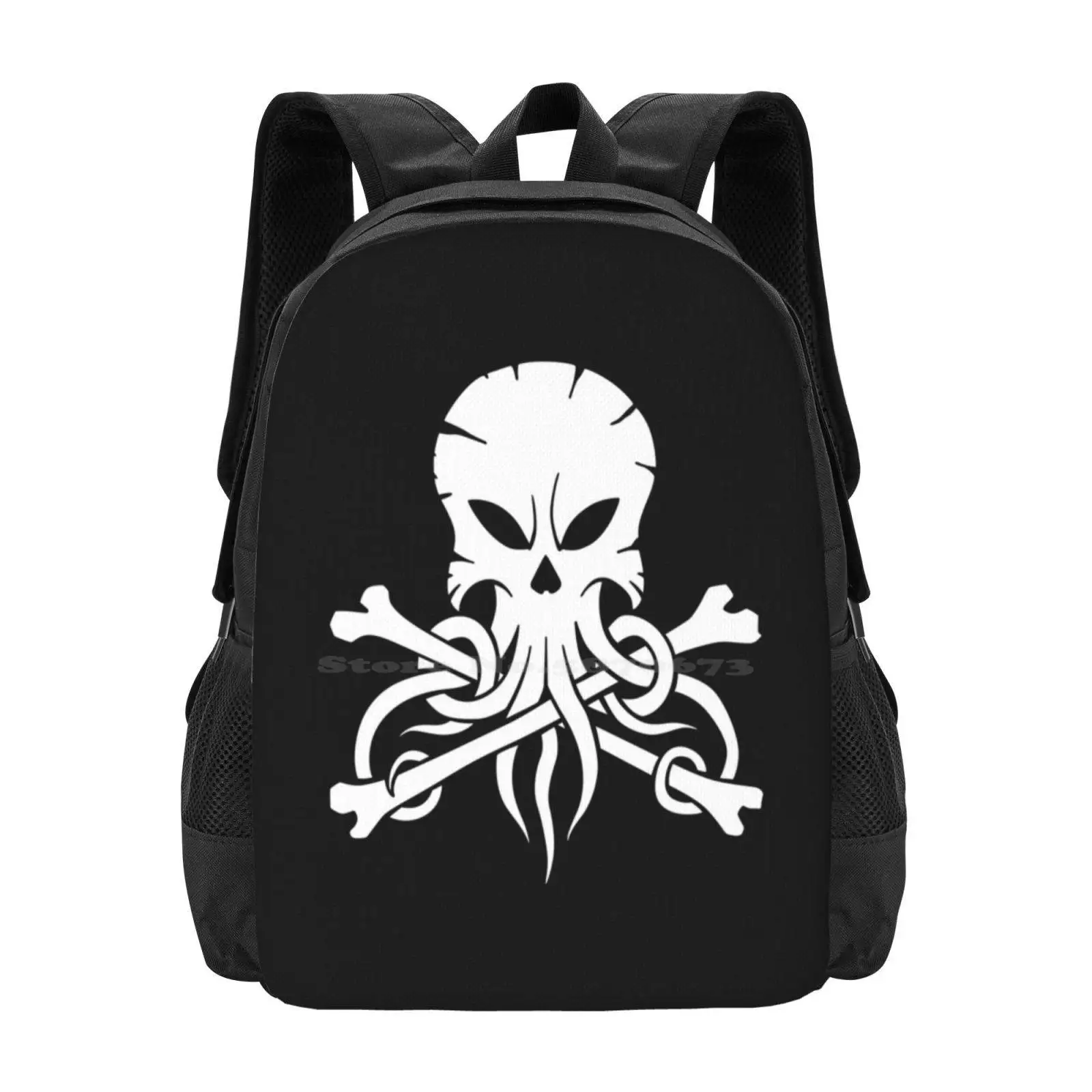 Alestorm Squid Bag Backpack For Men Women Girls Teenage Alestorm Folk Power Pirate Metal Music Skull Logo Squid