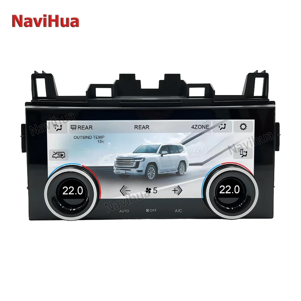 

Автомобильный экран кондиционера для Toyota Land Cruiser LC200 2008-2015, ЖК-дисплей, климатическая плата, контроллер переменного тока, обновление панели AirCon