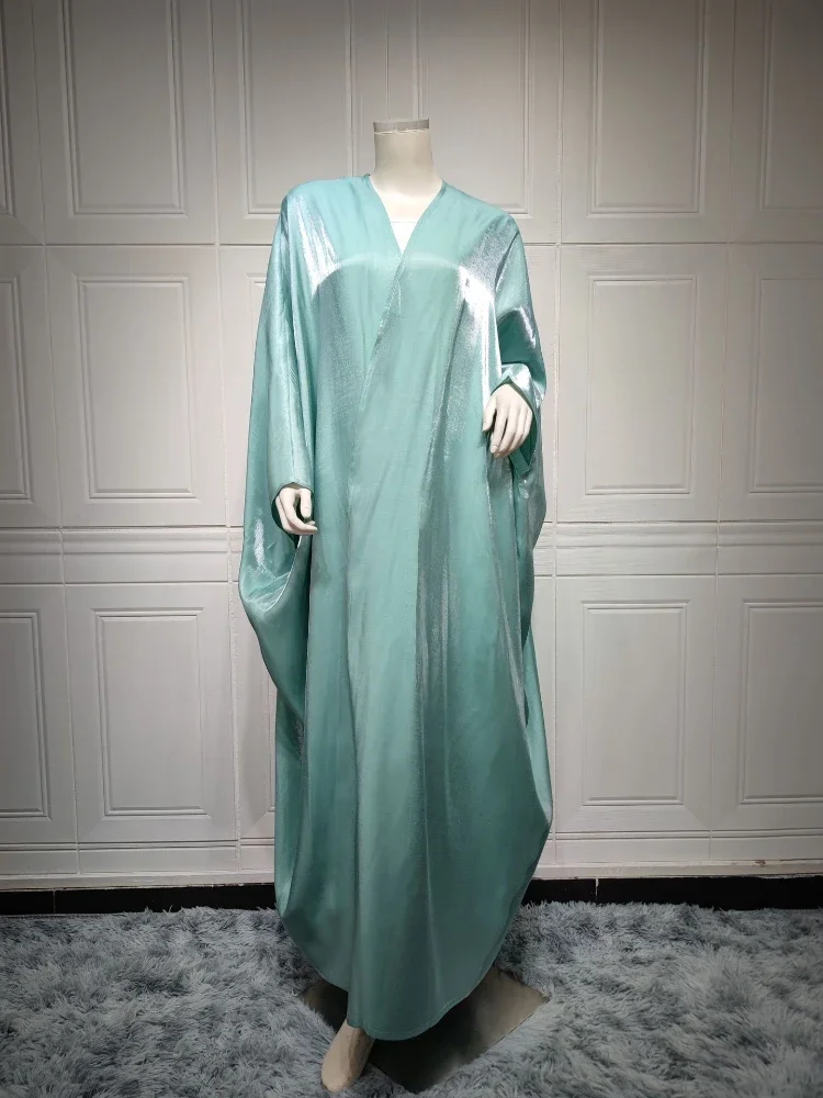 Elegant Eid Autumn Bat Sleeve Muslim Abaya Women Dress  Modest Morocco Party Long Dress Islamic Turkey Dubai Ramadan Jubah Robe