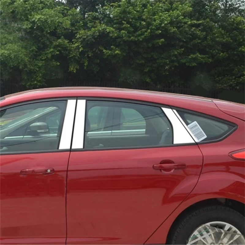 

WELKINRY для Ford Focus Sedan & Hatchback C346 3-го поколения 2012-2018 Mk III, окно двери автомобиля, центральная средняя стойка B, отделка стойки