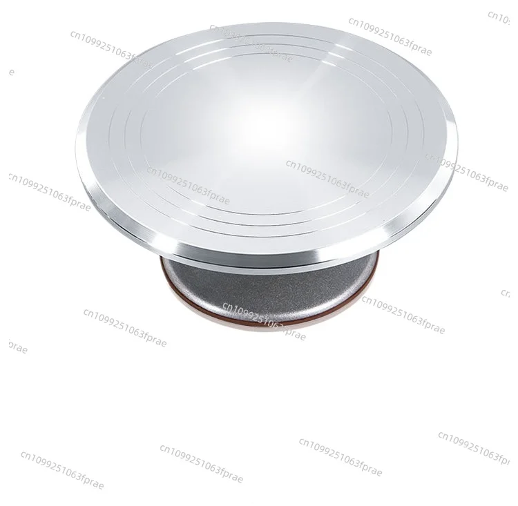 12in Aluminum Alloy Rotating Platform Cake Decorating Baking Tool For Bonsai Ornament Birthday Dessert DIY Making Equipment