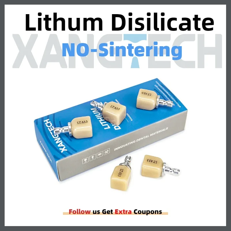 Bloque de disilicato de litum de vidrio cerámico sin acariciar, sin sin sinter, laboratorio Dental para Sirona Cerec CAD/CAM para chapa de corona