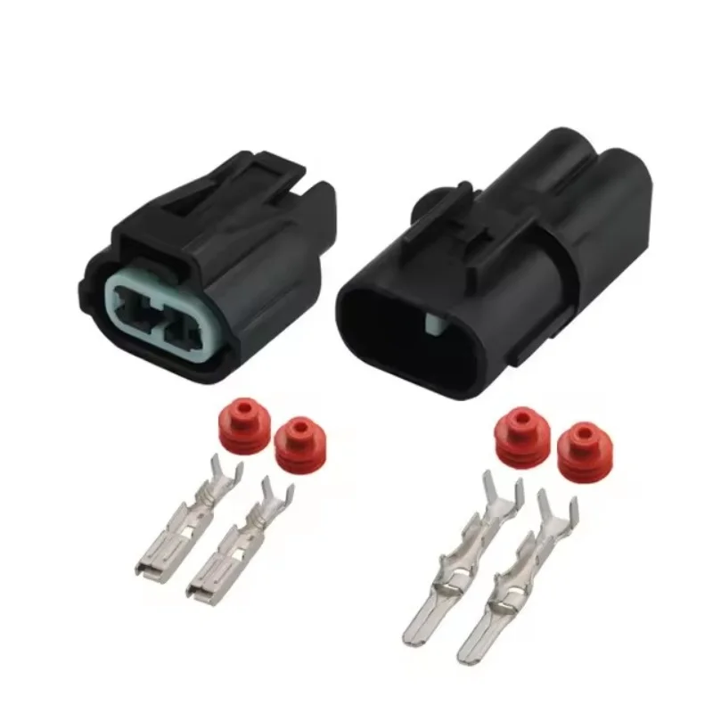 1SETS DJ7023C-2.8-11/21 2.8mm 2Pin AMP Car Electrical Wire Connectors for Audi ,BMW,Honda,Toyota,NISSAN AND other models.