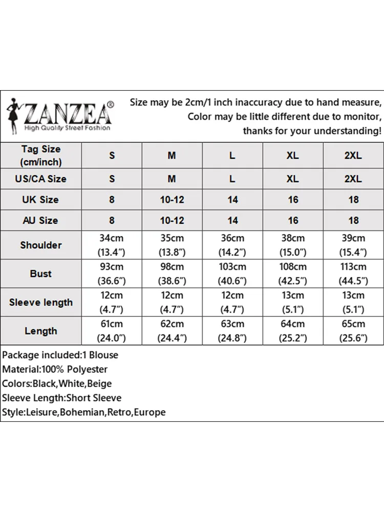 Summer Fashion Floral Printed Blouse ZANZEA Women Tops Tunic O Neck Short Sleeve Blusas Bohemain Stylish Holiday Work Shirt 2025