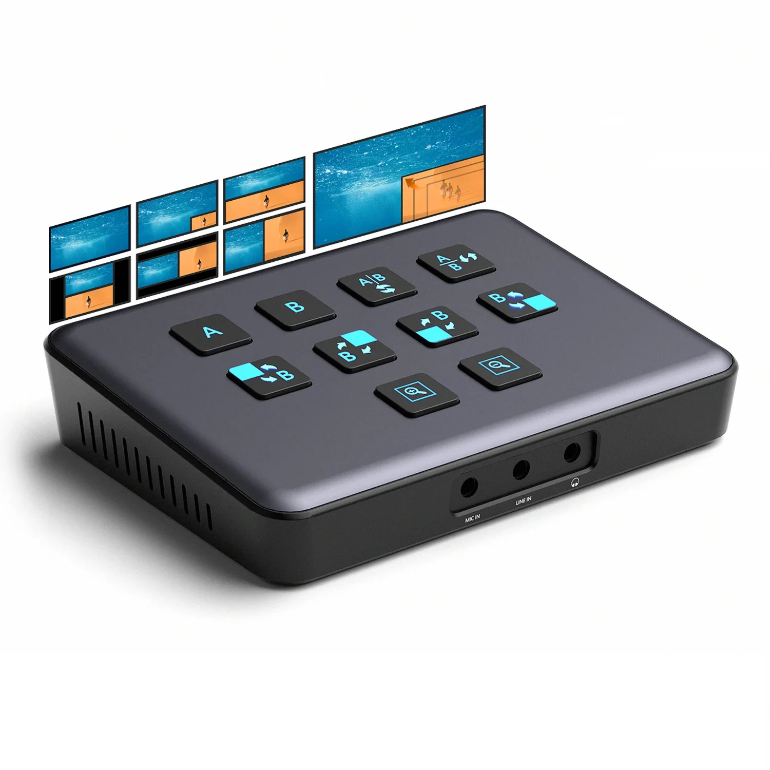 

USB 3.0 1080P Streaming OBS Capturing Gaming Live Recording 2* Video Capture Card Full HD To USB Converter Stream Switcher Mixer