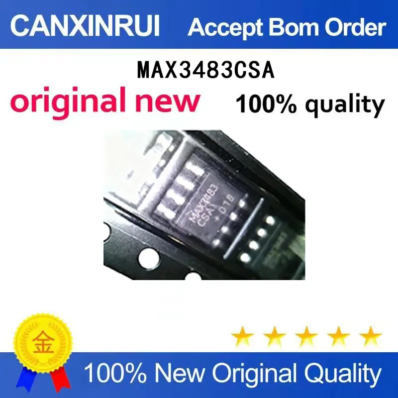 

(5-100 Pieces) New stock MAX3483CSA MAX3483 SOP8