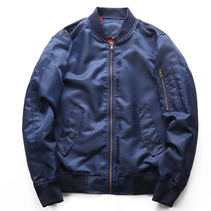 New Fashion Men Loose Casual Air Bomber Jackets Male Spring Autumn Baseball Jackets Quality Man Multi Pockets Cargo Coats Size 6